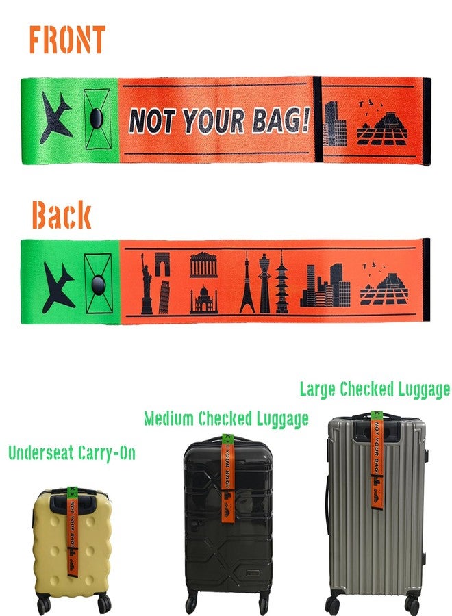 CUNGLIN Luggage Tags for Suitcases, NOT Your Bag Luggage Tags for Travel Bag Luggage Tag Funny Luggage Tag Suitcase Tags Luggage Identifier for Luggage Travel Essentials (1 Pack) - Image 5